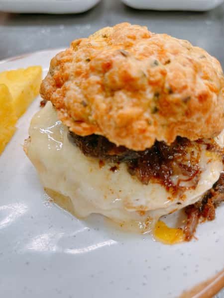 Biscuit and Short Rib Sammie