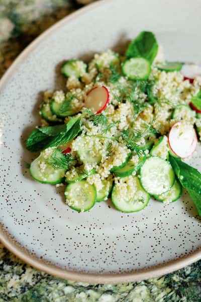 Ensalada de Quinoa y Pepino