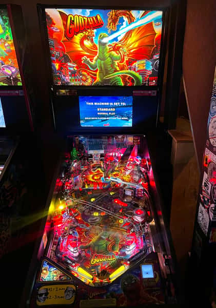 Godzilla pinball machine