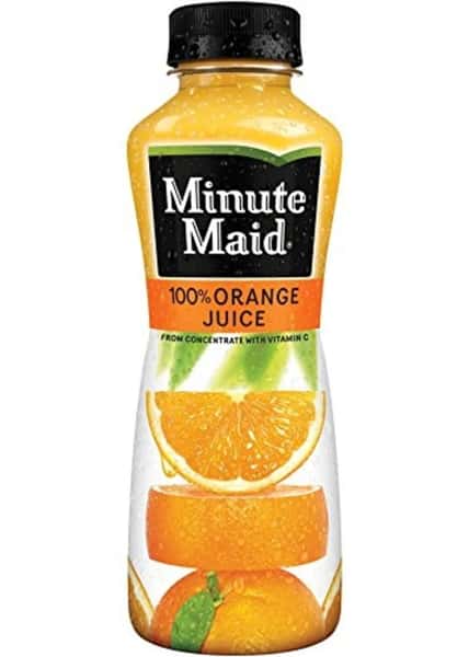 Orange juice minute maid