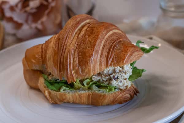 french chicken salad sdch on croissant