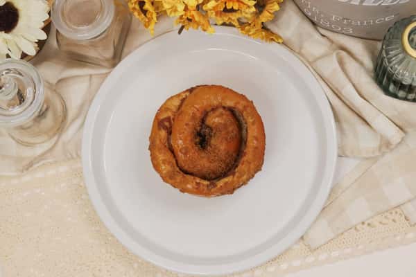 Individual french style cinnamon roll