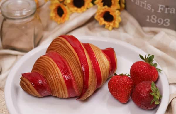Strawberry Croissant