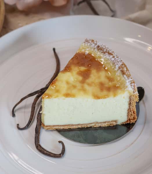 Flan slice