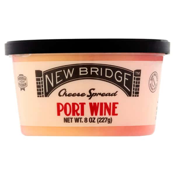 New Bridge Port Wine Cheese Spread, 8 oz