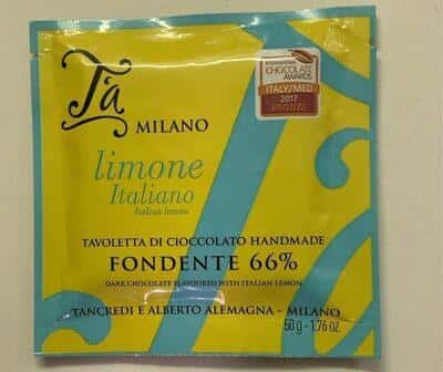 Tavoletta Di Cioccolato Fondente Al Limone