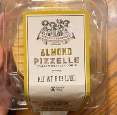 Almond Pizzelle Italian Waffle Cookie