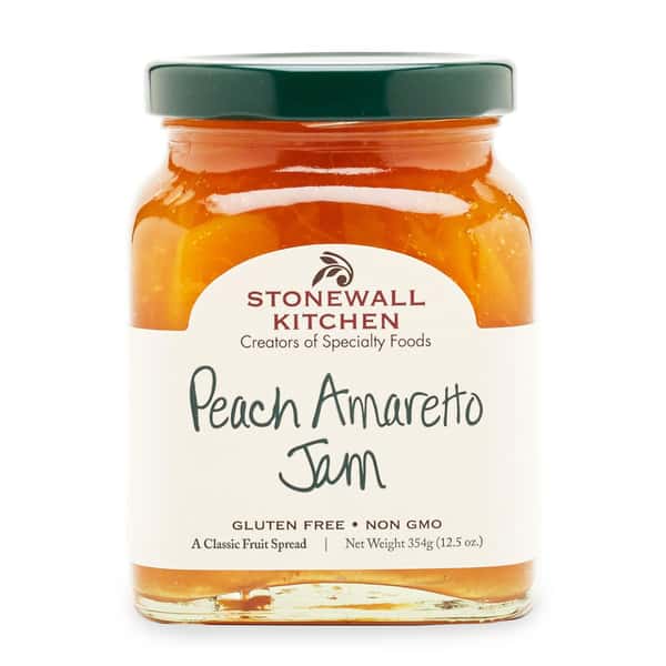 Stonewall Kitchen, Peach Amaretto Jam, 12.25 Oz (347 G)