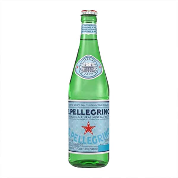 S.Pellegrino Sparkling Natural Mineral Water, Glass Bottle