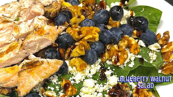 Spinach , Blueberry Walnut Salad