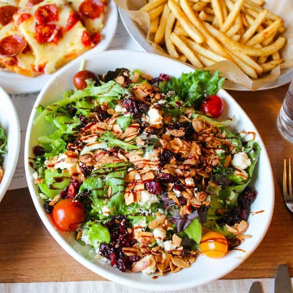 Cranberry almond salad