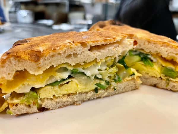 Egg & Veggie Scramble Sandwich
