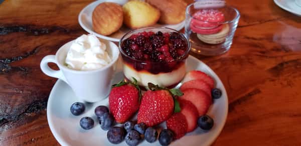 Berries Crème brulee