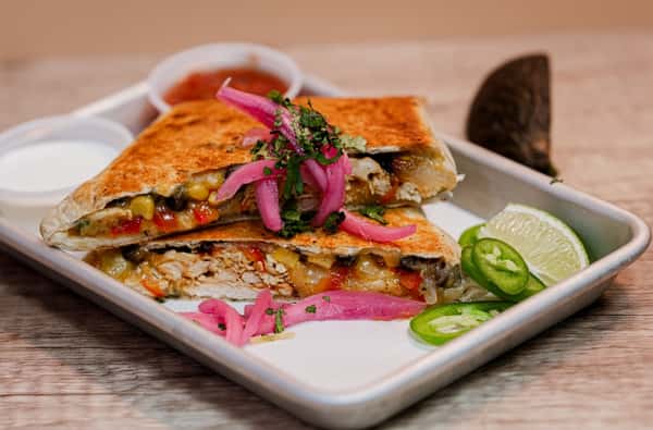 CHICKEN QUESADILLA