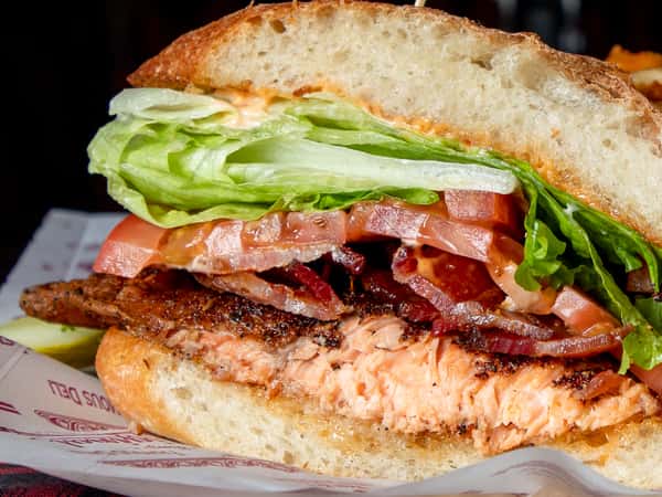 McGirr's Cajun Salmon B.L.T.
