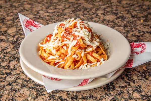 Kids Fettuccine Marinara with Meatball