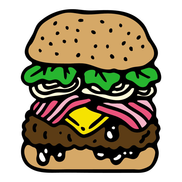 Burger Full Color