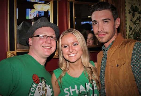 Three people smiling in photo