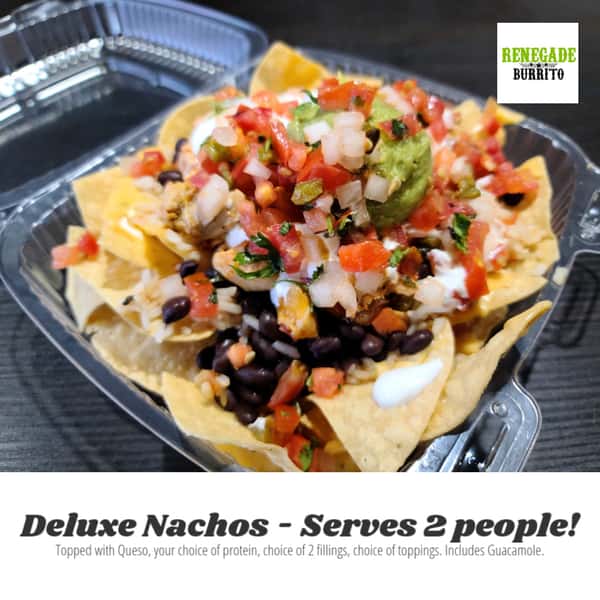 Deluxe Nachos (serves 2)