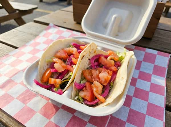 Tacos in a tray