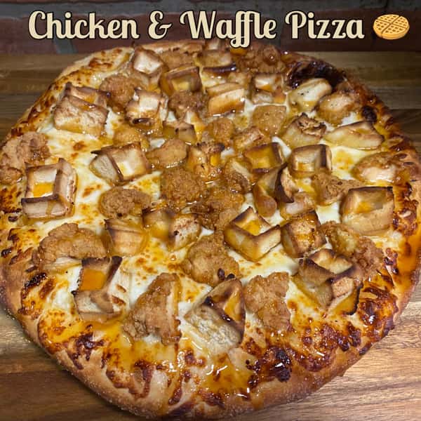🔐 CHICKEN & WAFFLE PIZZA 🧇