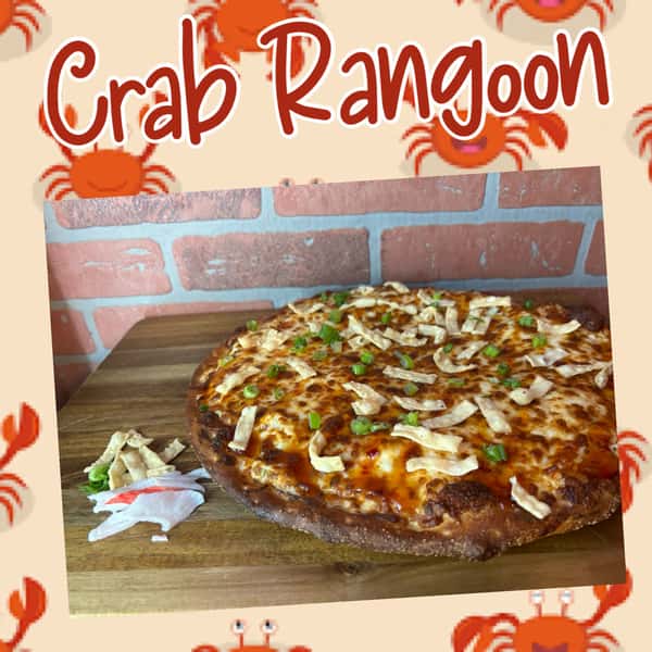 🔐 CRAB RANGOON PIZZA