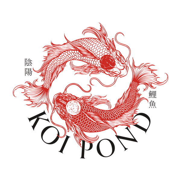 koi pond logo