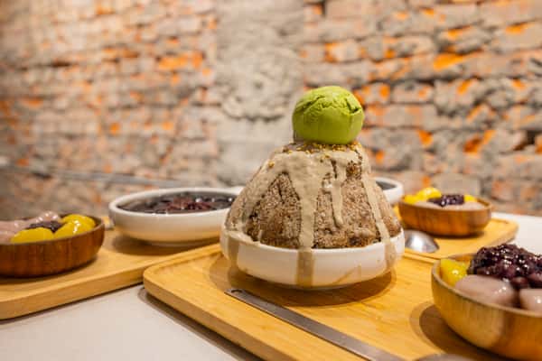 Chocolate Matcha Bingsu