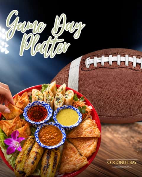 Game day table goal: one big platter, zero cooking. 🏈
Dine in with the crew and order something made for sharing.
#CoconutBayThaiRestaurant #BurlingameEats
