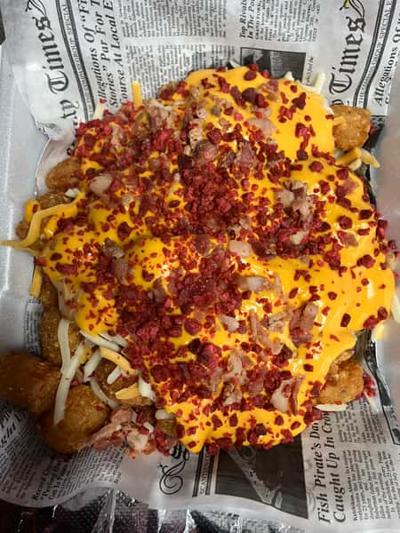 Loaded Cheesy Tots