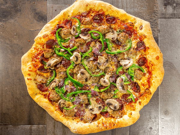 Half Topping Pizza All Sizes