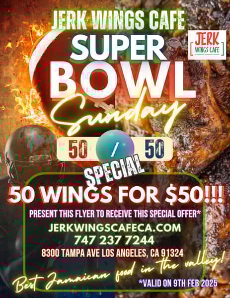 super bowl flyer