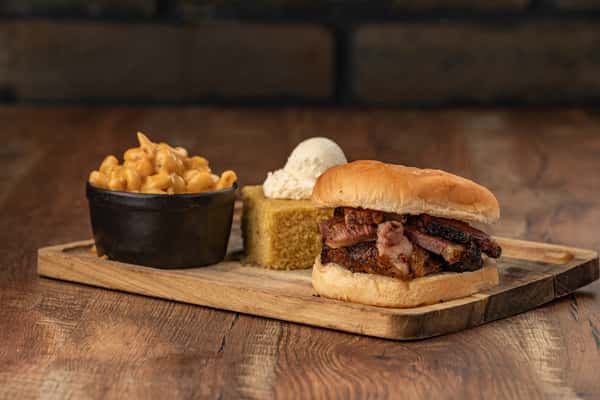 Chopped Brisket Sandwich