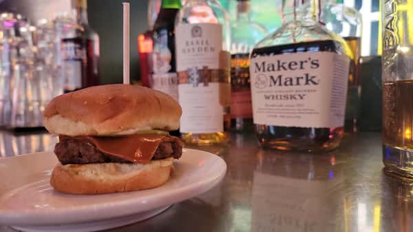 Caramel Apple Burger Slider