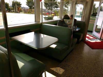 COVID booth with plexiglass