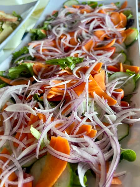 Three seasonal salads