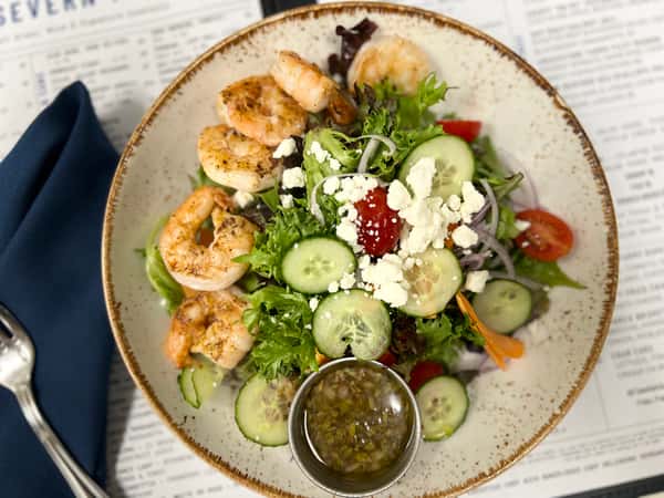 Mixed Green Salad with Shrimp Daily Menu