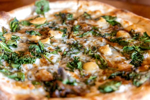 Kale & Spinach Pizza