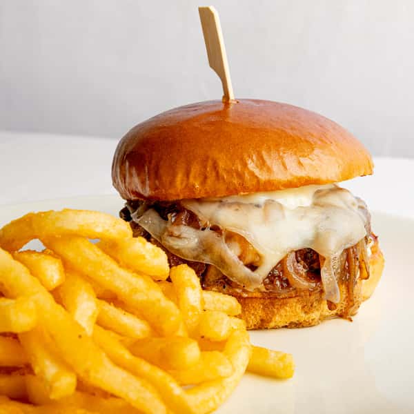 French Onion Burger
