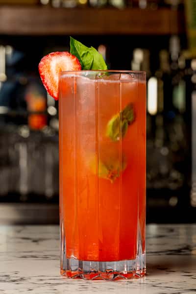 Strawberry Basil Cocktail