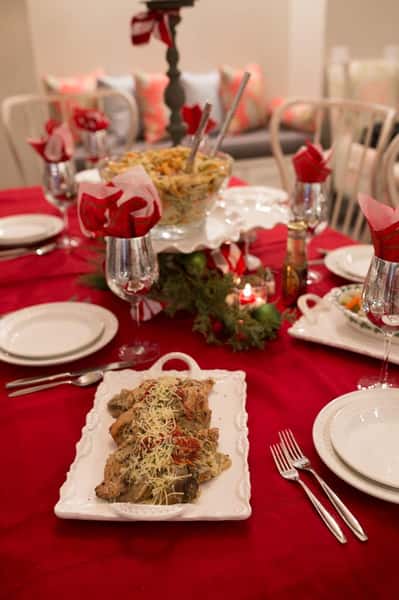 christmas table