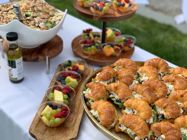 Chicken Salad Cocktail Croissants