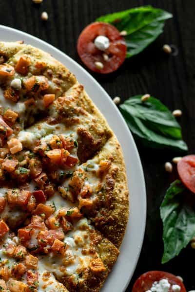 Pesto & Goat Cheese Pizza
