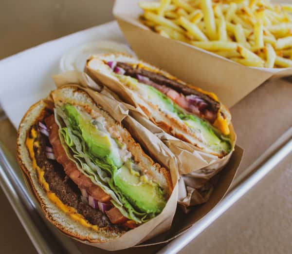 Bacon Avocado Cheeseburger