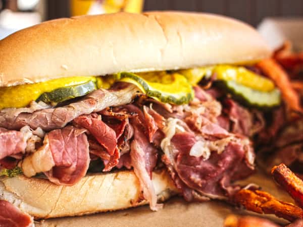 Our Famous Pastrami Sandwich
