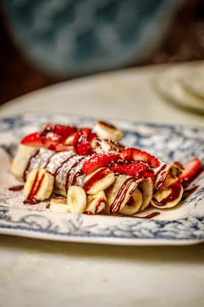 Fresh Fruit Crepes