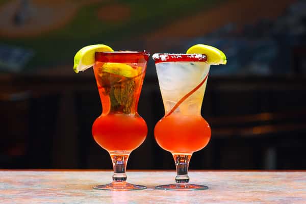 Strawberry Mojito & Pink Taco Margarita