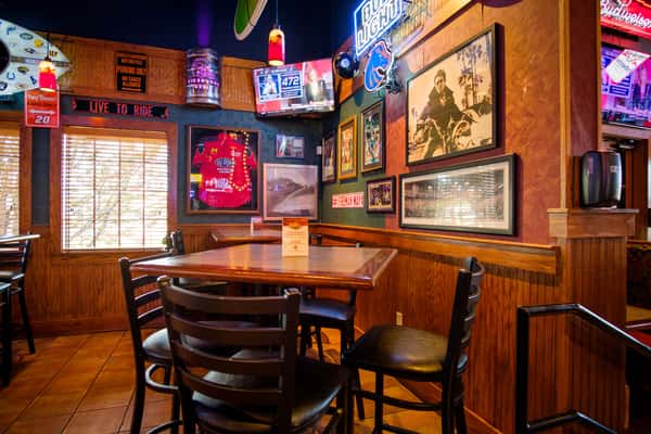 Lounge area at The Firehouse Grill