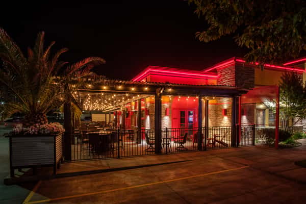 Front of the Patio at The Firehouse Grill