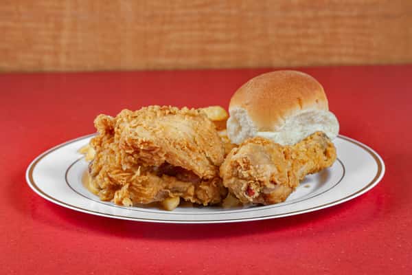2 piece Chicken With Fries